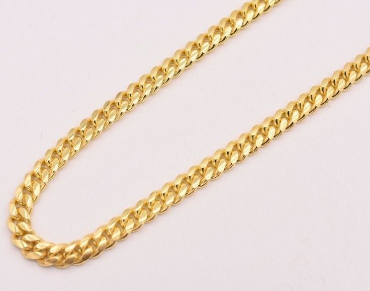 Gold plated chains for men